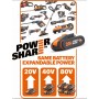 Decespugliatore a batteria al litio WORX WG183E 40Volt (alimentato da 2 batterie 20V + 20V) - SPEDIZIONE GRATUITA